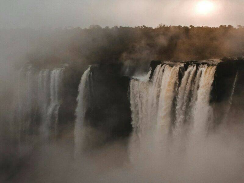 The Victoria Falls in Zimbabwe